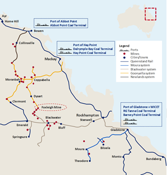 Foxleigh Coal map